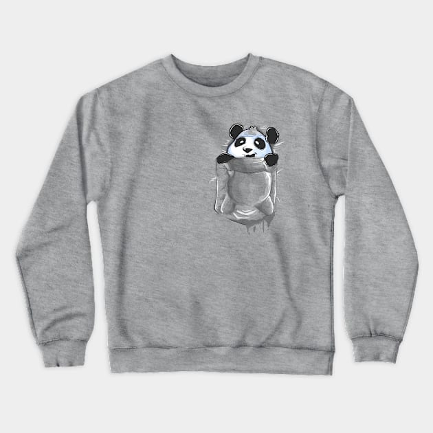 Pocket Panda Crewneck Sweatshirt by AlbertoArni